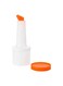 0.5 qt Plastic Quick Pour Storage Container Bottle - with Orange Spout and Lid - Bar Storage Bottle - 3 1/2" x 3 1/2" x 10 1/4" - 1ct Box - Bar Lux