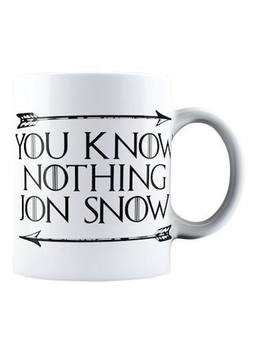 Your Wall You Know Nothing Jon Snow, Game of Thrones Coffee Mug White/Black
