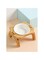 Wooden Ceramic Pet Bowl - Elevate your pet&#39;s mealtime with our eco-friendly Wooden Ceramic Pet Bowl. Durable, easy-to-clean, and visually appealing. Show your pet love and care.