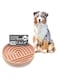 Should We Go? - The Slowdown Bowl - Silicone Slow Feeder for Dogs &amp; Puppies, Slow Eating, Modern Lick Mat Design, Reduces Gulping, Dishwasher Fit, for All Breed, Mealtime Challenge, Medium-Blush