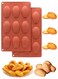 Silicone Madeleine Molds Shell Shape, 9 Cavity Non&acirc;&euro;&lsquo;Stick Baking Pan, Food Grade BPA Free, Oven Microwave Freezer Dishwasher Safe for Cake Cookie Candy Pudding Chocolate