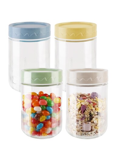 Pack 16oz Wide Mouth Glass Mason Jars with Lids, Airtight Storage for Overnight Oats, Snacks, Salads and Meal Prep