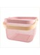 EPEDIC Mesh Storage Basket Metal Wire Fruit Basket Snack Vegetable Storage Basket Kitchen Countertop Fruit Basket Bathroom Storage Basket Home Picnic Multifunctional Storage Basket (pink)