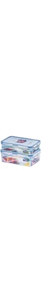LocknLock HPL817SA2-1 Food Container   Rectangle   2pc- Set   800ml + 1000ml   Clear
