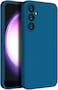 Case for Samsung Galaxy A36 5G, Liquid Gel Rubber Bumper Case with Soft Microfiber Lining Cushion Slim Shockproof Protective with Camera Protection Cover for Samsung Galaxy A36 2025 (Blue)