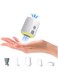 Mini Air Pump Ultralight Rechargeable 1600mAh Electric Air Pump 4kPa Portable Air Pump with Multifunctional Camping Light and Magnetic, Air Mattress Pump for Air Bed, Pool Floats, Vacuum Storage Bag