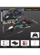 Generic 2.4GHz RC Fighter Plane Drone With Remote Control - Rechargeable Electric Quadcopter Airplane Jet Toy With Auto Hover, 3D Flip, And LED Lights, Lightweight EPP Foam Design, Beginner-Friendly