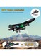 Generic 2.4GHz RC Fighter Plane Drone With Remote Control - Rechargeable Electric Quadcopter Airplane Jet Toy With Auto Hover, 3D Flip, And LED Lights, Lightweight EPP Foam Design, Beginner-Friendly