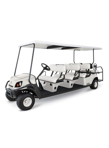 CUSHMAN 8 SEATER GOLF CART SHUTTLE 8 ELITE WHITE MADE IN USA