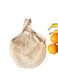 Mesh Net Bag String Fruit Storage Bag White