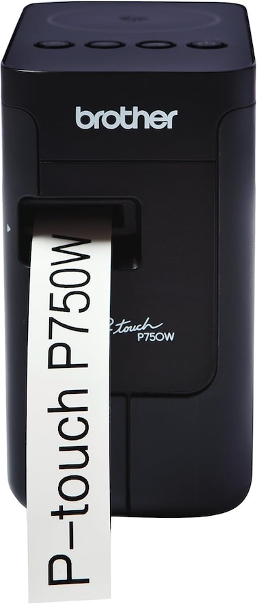 Brother PT-P750W Wireless Label Printer - Black