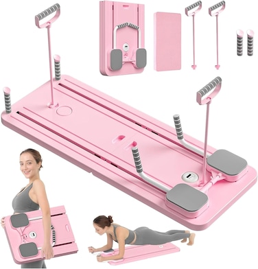 7In1 Pilates Board,Portable Pilates Reformer Abdominal Plate