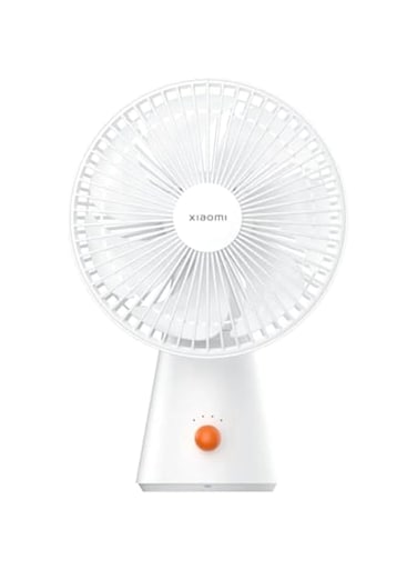 Xiaomi Rechargeable Mini Fan 2-in-1 dual use handheld+desktop fan18.5h long endurance battery Low-noise ventilation