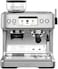 MEBASHI Commercial Coffee Machine with Grinder, 2.8L Tank, 20 Bar, TFT Screen, 58mm Brewing System, (ME-CCM2070), 3000W (Stainless Steel)