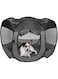 Furhaven Pet House For Dogs And Cats - Indoor-Outdoor Pop Up Playpen And Exercise Pen Dog Tent Puppy Playground, Gray, Medium