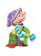 Enesco disney by romero britto snow white and the seven dwarfs dopey miniature figurine, 4.7 inch, multicolor