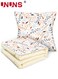 2 In 1 Blanket Pillow,Soft and Warm Travel Pillow and Blanket,Leaf Pattern ltralight Portable Travel Blanket Airplane With Soft Bag Pillowcase For Kids Gift Travel Airplane Train Bed Office Nap,120X150CN