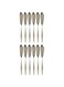 Wnk Tulip Fish Knife Set - 12 Pieces - Silver
