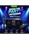 Portable Bluetooth Party Speaker with Dual Wireless Microphones