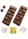 Azonee 2Pcs Silicone Lollipop Molds, Candy Mold, Sucker Molds,100 Pcs Lollipop Sucker Sticks,100Pcs Candy Treat Bags,100Pcs Gold Twist Ties for Making Chocolate, Candy, Cookie, Ice Cubes
