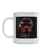 African Beauty Printed Mug White/Black/Red