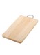 Wooden Cutting Board With Handle Beige 20x30x2cm