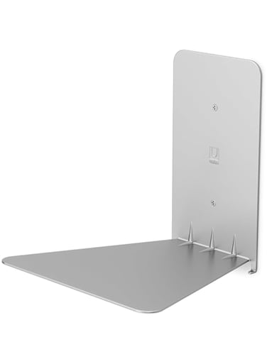 Umbra Conceal Floating Bookshelf, Small, Silver