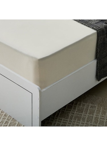 Box Essential Cotton Single Fitted Sheet - 90X200+36 Cm