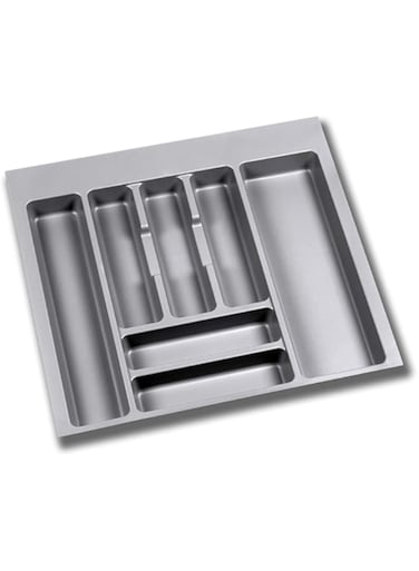 Emuca - Adjustable cutlery tray, cutlery tray for drawer module width 60 cm