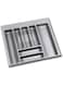Emuca - Adjustable cutlery tray, cutlery tray for drawer module width 60 cm