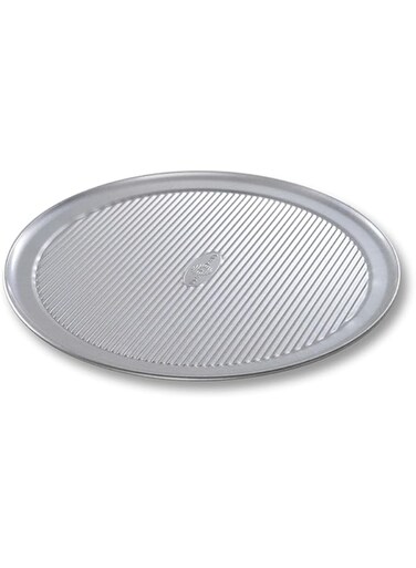 USA Pan Bakeware Aluminized Steel Pizza Pan, Gray, 12-Inch, 1090PZ