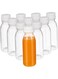 EOMECUIGAO 10Pcs 100ml Plastic Juice Bottles with Lids, Reusable, Leak Proof, Spill Proof, Ideal for Drink, Juice, Milk, Yogurt, Beauty, Household, Kitchen, Scientific Lab Storage