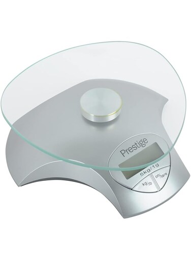 Prestige Digital Kitchen Scale, 5 kg, Gray