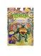 Teenage Mutant Ninja Turtles PlayMates TMNT Pizza Tossin Mike, 5" Figure, Launch Pizza Pie Discs!
