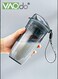400ML Sport Water Bottle, BPA-Free Water Cup with Lid and Filter, Milkshake Protein Mixing Cup Grey