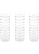 Hamiggaa 30Pack 90 x 15mm Plastic Petri Dishes,Culture Dishes with Lids for School,Laboratories,Clear Petri Dish for Themed Party