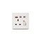 Multi Function Wall Socket with USB A and Dual USB C Ports, Fast Charging and Safety Protection