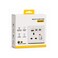 Multi Function Wall Socket with USB A and Dual USB C Ports, Fast Charging and Safety Protection
