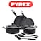 Pyrex Elegance 9-pieces Cookware Set