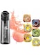 Magic Park 650ml Flavored Water Bottle with 6 Flavor Pods Sport Water Bottle with Straw for Adults and Kids Large Air Up Water Bottle Leak Proof 0 Suga 0 Calorie (Fruity cup, Black)