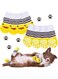 ELECDON Non-Slip Dog Socks, 8 Pieces Puppy Paw Protector Socks with Rubber Reinforcement Dog Grip Socks Covers for Dog Indoor Wear on Hardwood Floor Keep Warm