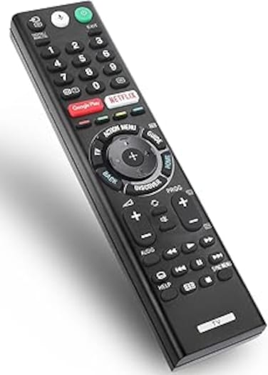 Universal Voice Remote Control for Sony Smart TV Bluetooth Controller All Sony LED OLED LCD 4K UHD HDTV HDR Android TV, with Google Play, Netflix Button RMF-TX200U,RMF-TX300U/TX310U