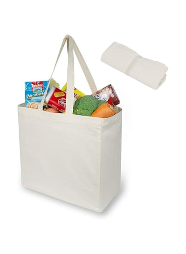 TOPDesign 2   4   6 Pack Reusable Grocery Shopping Bags with Extra Strong Handles, Eco Friendly, Foldable Bulk Market Bag