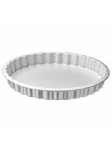 Pie dish silver colour 31 cm 1.8 l