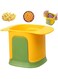2 in1 manual Vegetable Chopper Dicing &amp; Slitting Kitchen Chopping Artifact Carrot Potato Onion Dicer Vegetable Cutter Slap Chop (Yellow)