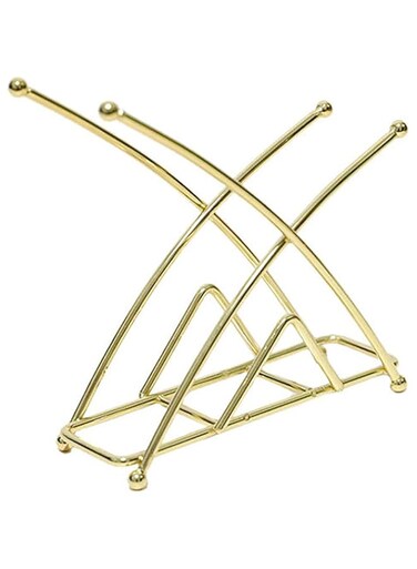 Arabest Stainless Steel Napkin Holder, Modern Napkin Dispenser, Paper Napkins Holder, Premium Paper Tissue Dispenser for Dinner Tables, Kitchen, Bathroom (Golden)
