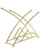 Arabest Stainless Steel Napkin Holder, Modern Napkin Dispenser, Paper Napkins Holder, Premium Paper Tissue Dispenser for Dinner Tables, Kitchen, Bathroom (Golden)