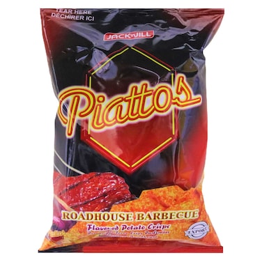 Jack'n Jill Piattos Potato Crisps Roadhouse Barbecue, 85g