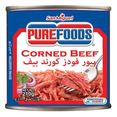 Pure Foods Corned Beef, 210g