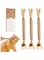 Flyjobs Catmint Natural Silvervine Sticks, Catnip Cat Chew Sticks for Teeth Cleaning, Matatabi Kitten Dental Interactive Toy for Cats Lick (3pcs)